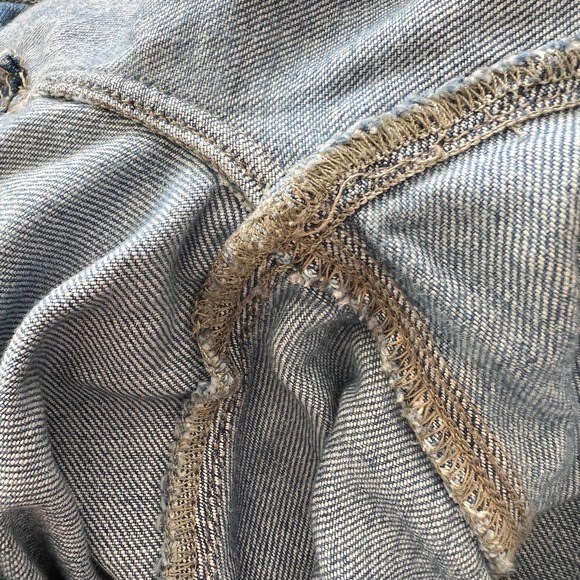 L'AGENCE El Matador French Slim Light Wash Raw Hem Jeans Glacier Size 29 Blue - Picture 9 of 11